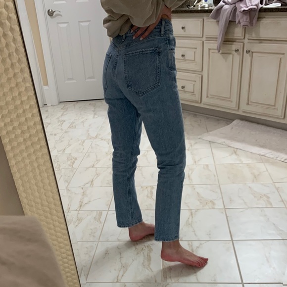 Agolde Riley High Rise Crop - Picture 4 of 7